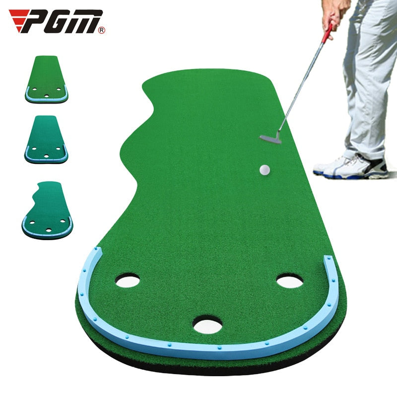 PGM Golf Putting Green Family Practicing Portable Putting Mini Practice Exercises Blanket Kit Mat Indoor Training GL012