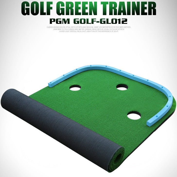 PGM Golf Putting Green Family Practicing Portable Putting Mini Practice Exercises Blanket Kit Mat Indoor Training GL012