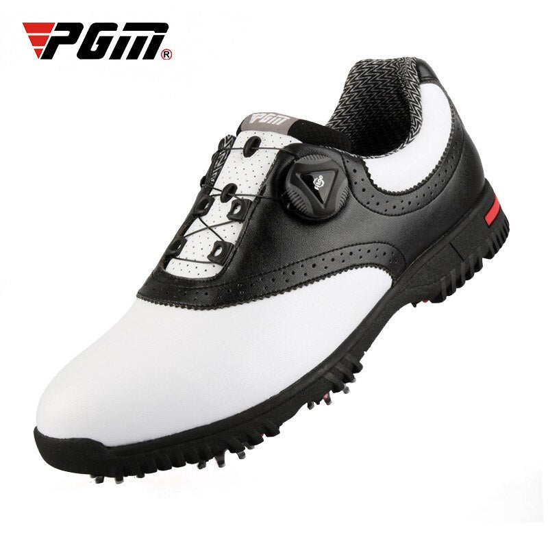 PGM Golf Shoes Men Waterproof Sports Shoes Rotating Buckles Anti-slip Sneakers Multifunctional Golf Trainers XZ130