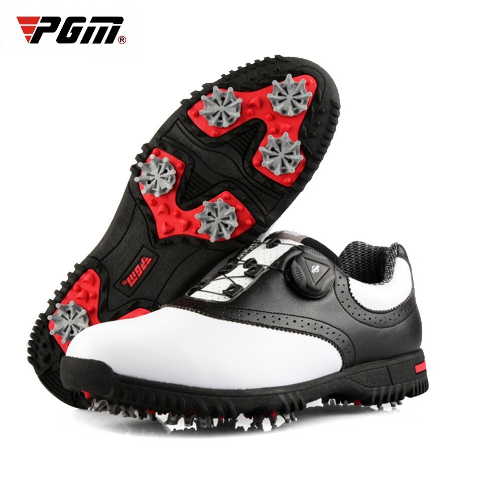 PGM Golf Shoes Men Waterproof Sports Shoes Rotating Buckles Anti-slip Sneakers Multifunctional Golf Trainers XZ130