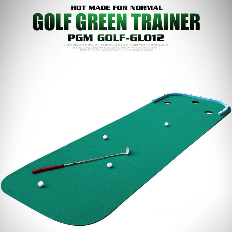 PGM Golf Putting Green Family Practicing Portable Putting Mini Practice Exercises Blanket Kit Mat Indoor Training GL012